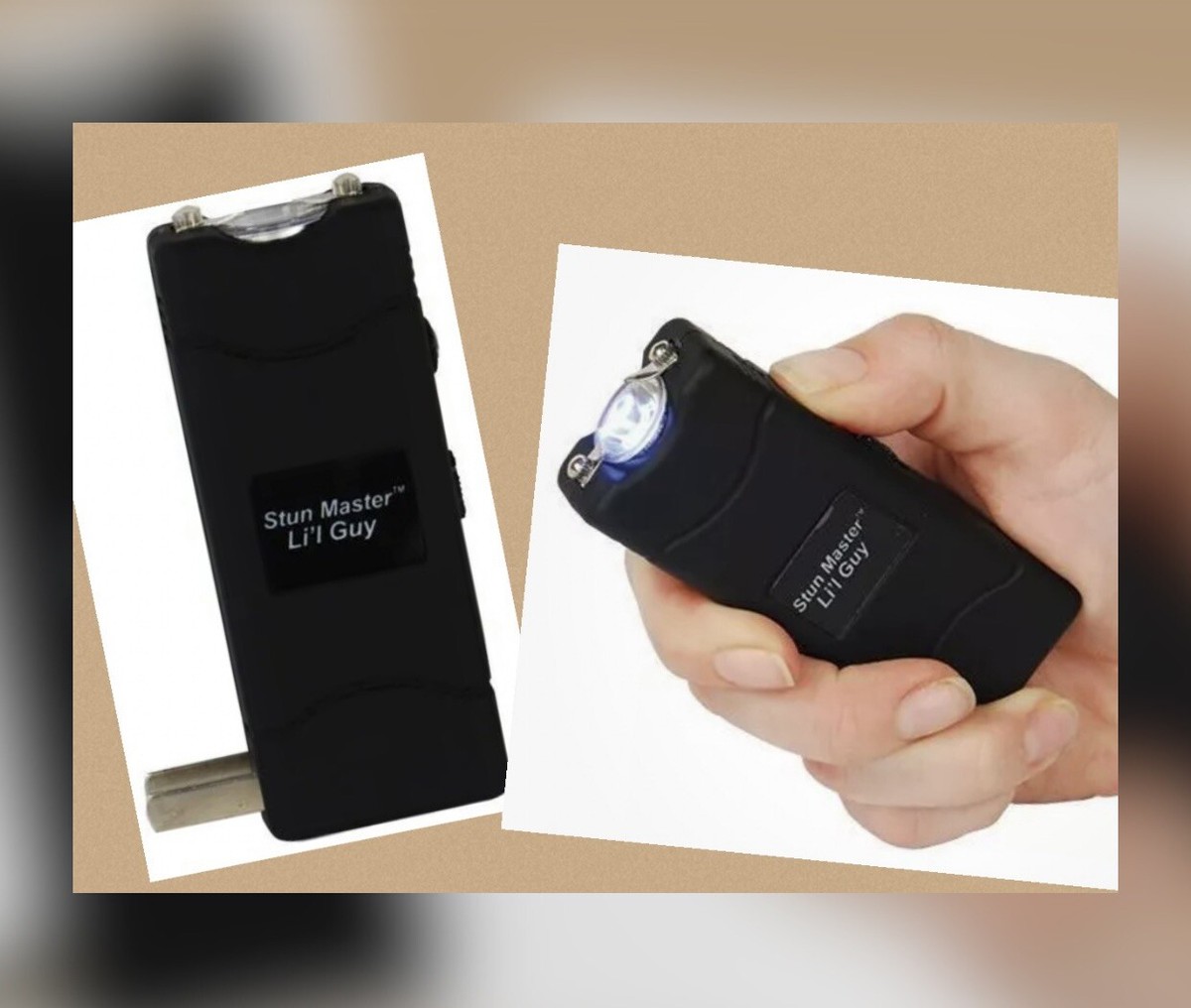 Self Defense Electric Stun Gun LED Flashlight Rechargeable( 5000kv)